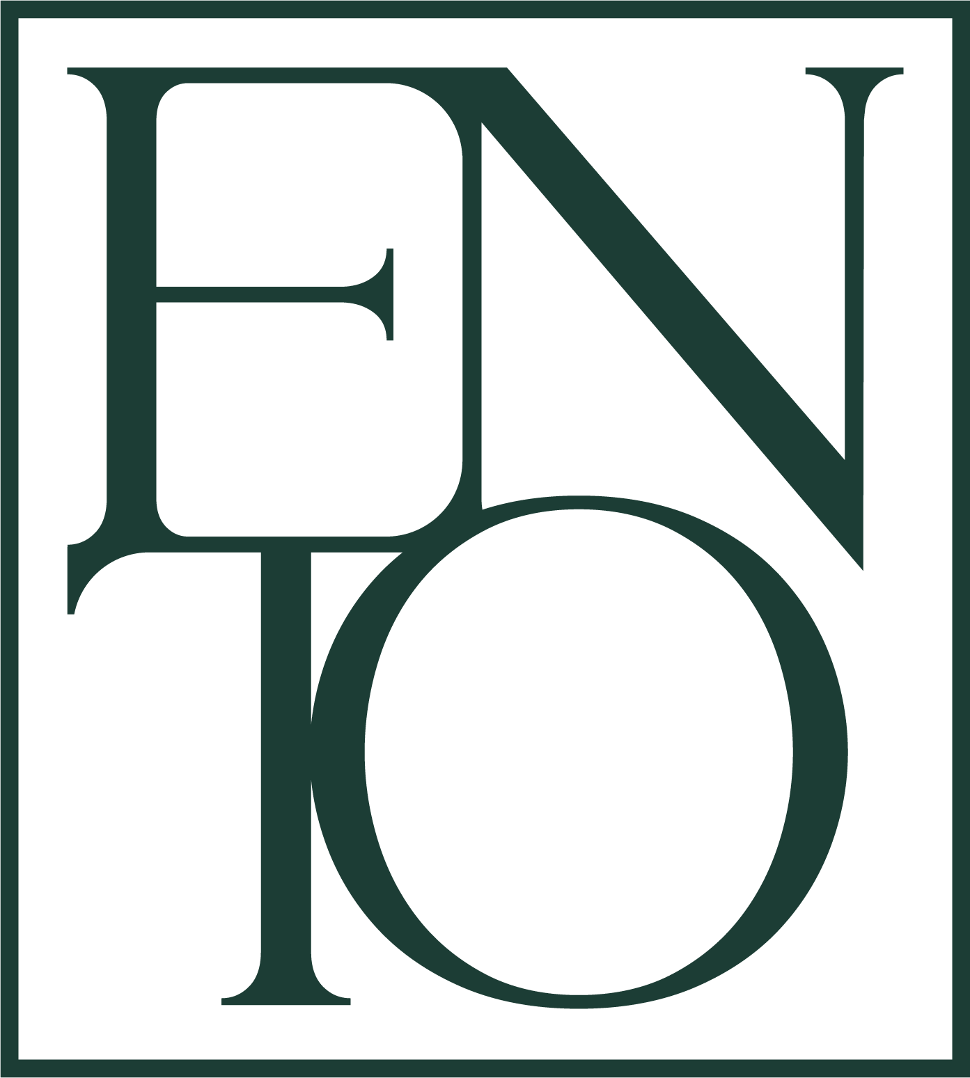 ENTO stacked icon lockup